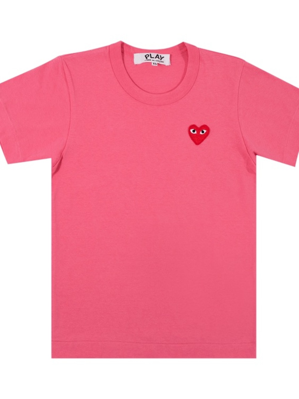 Pink commes des garçons t shirt size medium